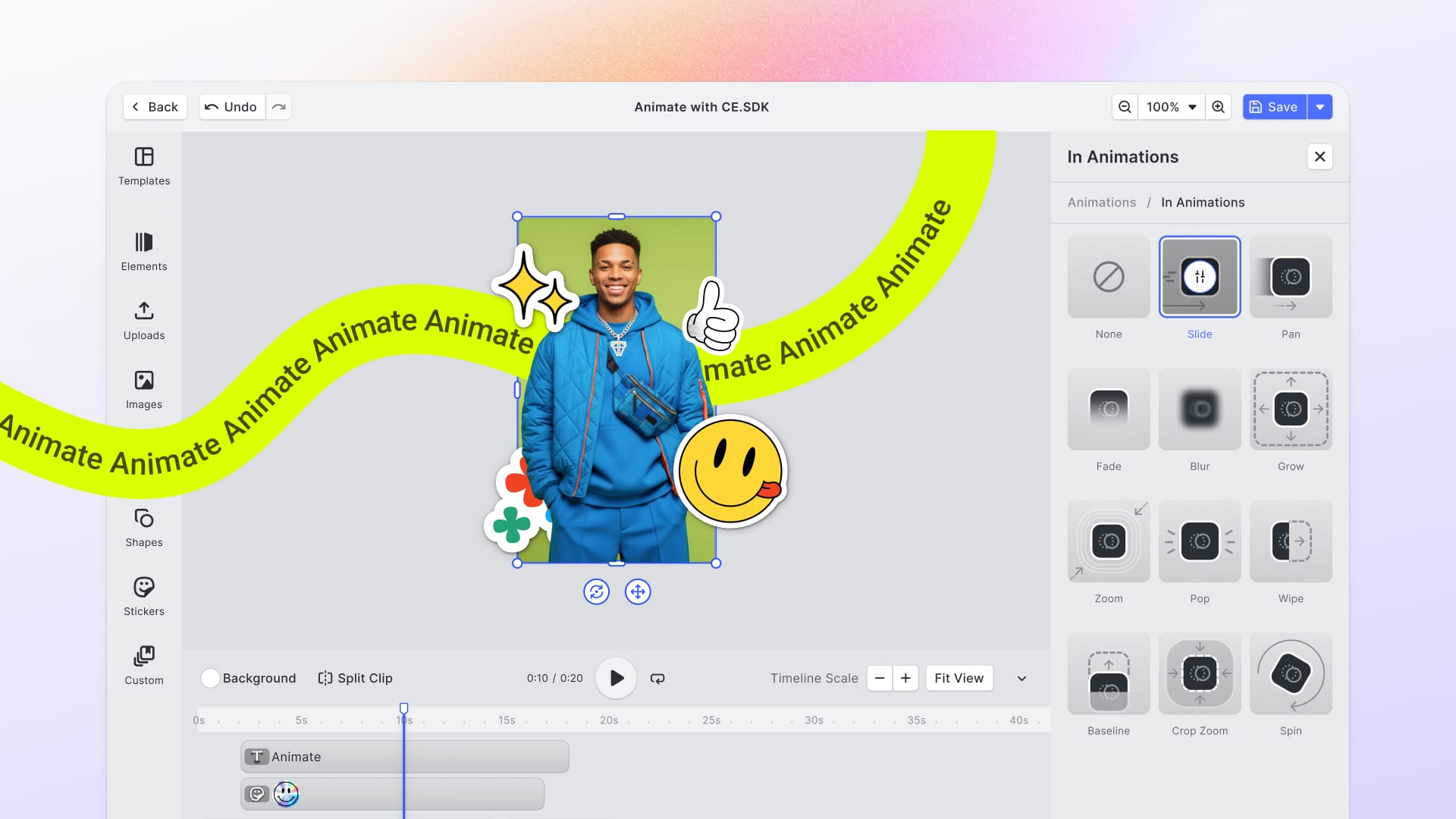imgly's tweet card. This release adds live animation previews for effortless motion design, video-speed control, and more refinements under the hood.