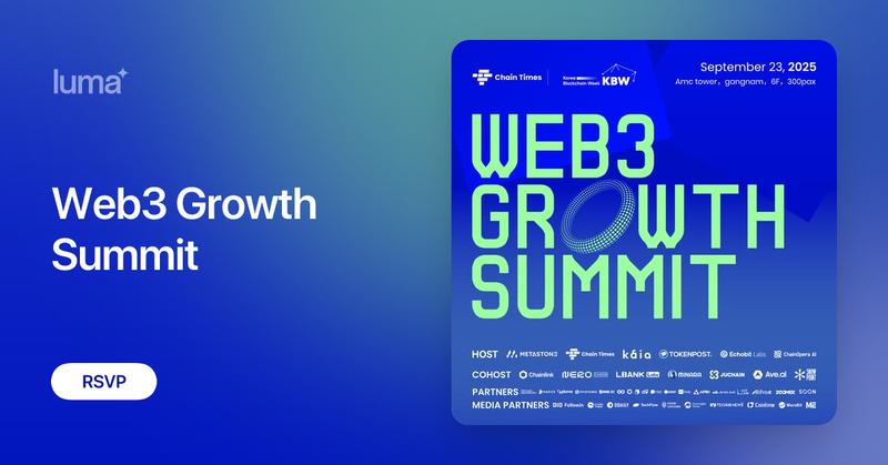 MetaStoneGroup's tweet card. 🌐 Event Overview MetaStone, in collaboration with Echobit, ChainTimes, and TokenPost, is launching the Web3 Growth Summit South Korea, aiming to connect…