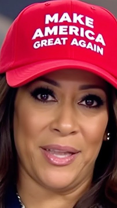 prestonruby1's tweet card. Trump SLAPS Kamala with MAGA Hat LIVE 🤣