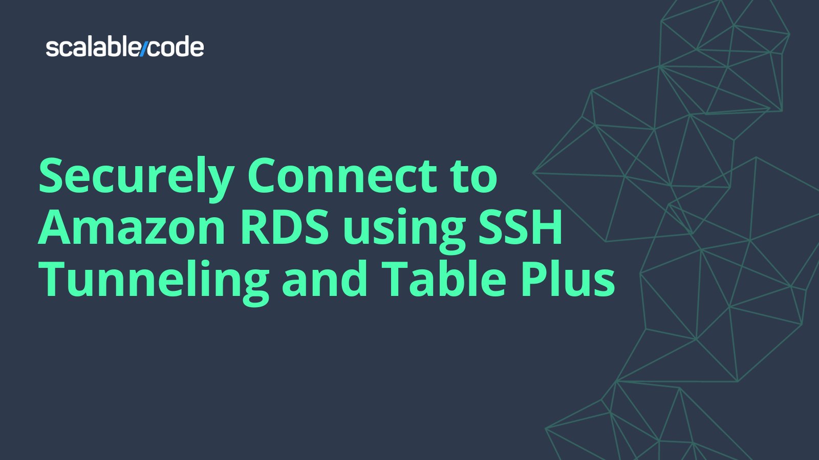 scalable_code's tweet card. Discover how to securely connect to an Amazon RDS instance without exposing it to the public. This guide walks you through SSH tunneling, setting up a bastion host, and ensuring optimal security...