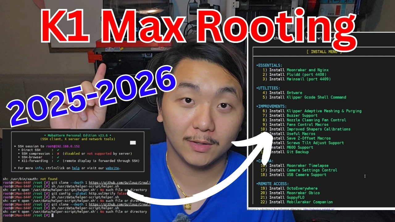 scratch3dprint's tweet card. Creality K1 Max Rooting With CFS Upgrade Kit: Common Problems &...