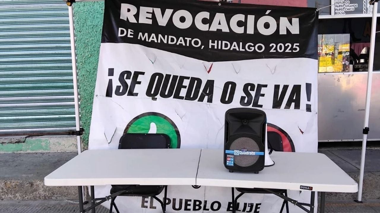 LsrHidalgo's tweet card. El Instituto Estatal Electoral de Hidalgo informó que, en conjunto, los promoventes de la revocación de mandato han juntado el 3 por ciento de las firmas requeridas para el procedimiento