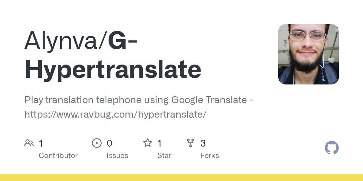 Scripting_Habbo's tweet card. Play translation telephone using Google Translate - https://www.ravbug.com/hypertranslate/ - Alynva/G-Hypertranslate