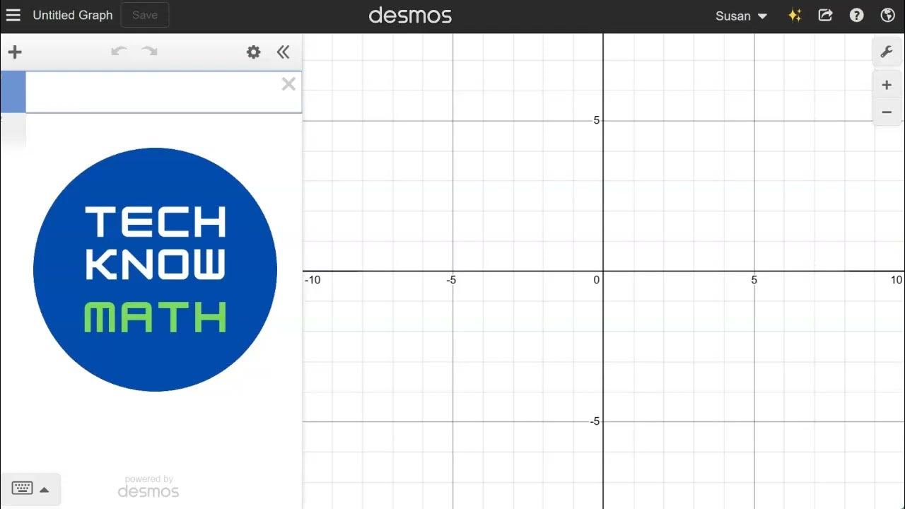 techknowmath's tweet card. Sliders! Desmos Calculator Training