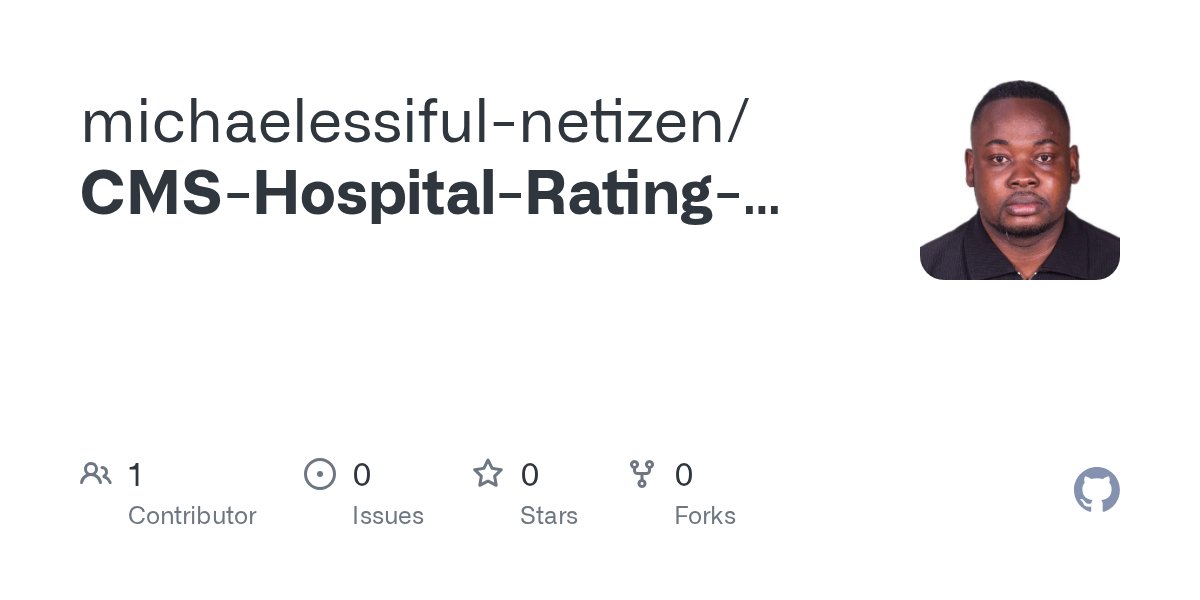 analyst_essiful's tweet card. Contribute to michaelessiful-netizen/CMS-Hospital-Rating-Analysis development by creating an account on GitHub.