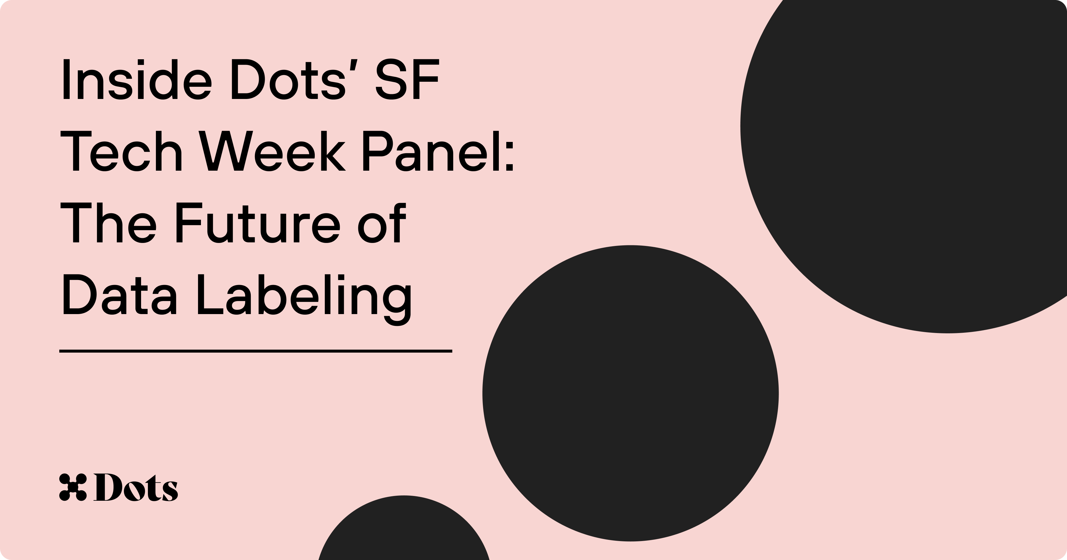 theCloudFactory's tweet card. Dots hosted a panel at SF Tech Week exploring how humans, context, and alignment will define the future of data labeling.