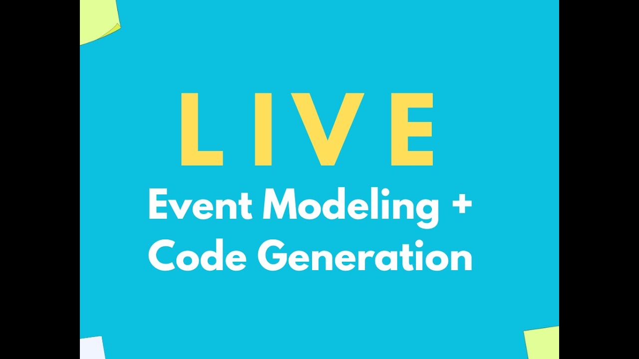 EventModeling's tweet card. Live Event Modeling - From Idea to (Event-)-Model, to Prototype, to...