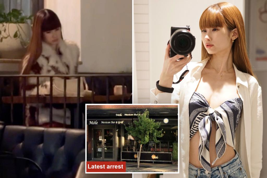 jaymart222's tweet card. Accused Brooklyn serial dine-and-dash diva Pei Chung was finally a la carted off to jail.