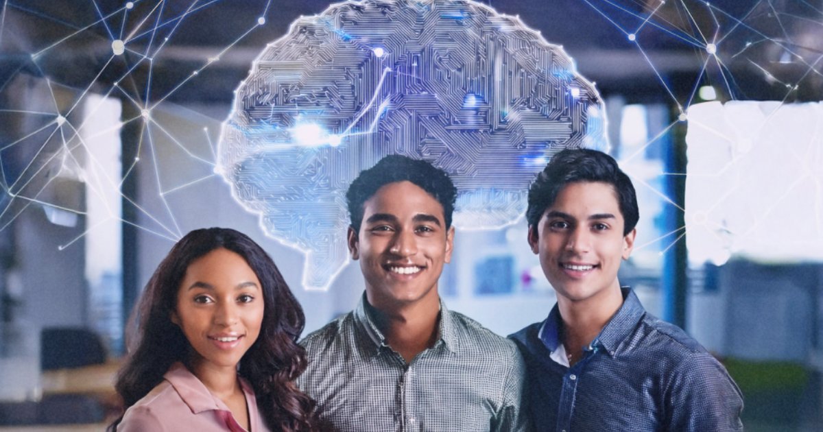 Learnonomy's tweet card. ISTE offers free resources and guides for educators who are interested in learning about how artificial intelligence can empower learners at every level.