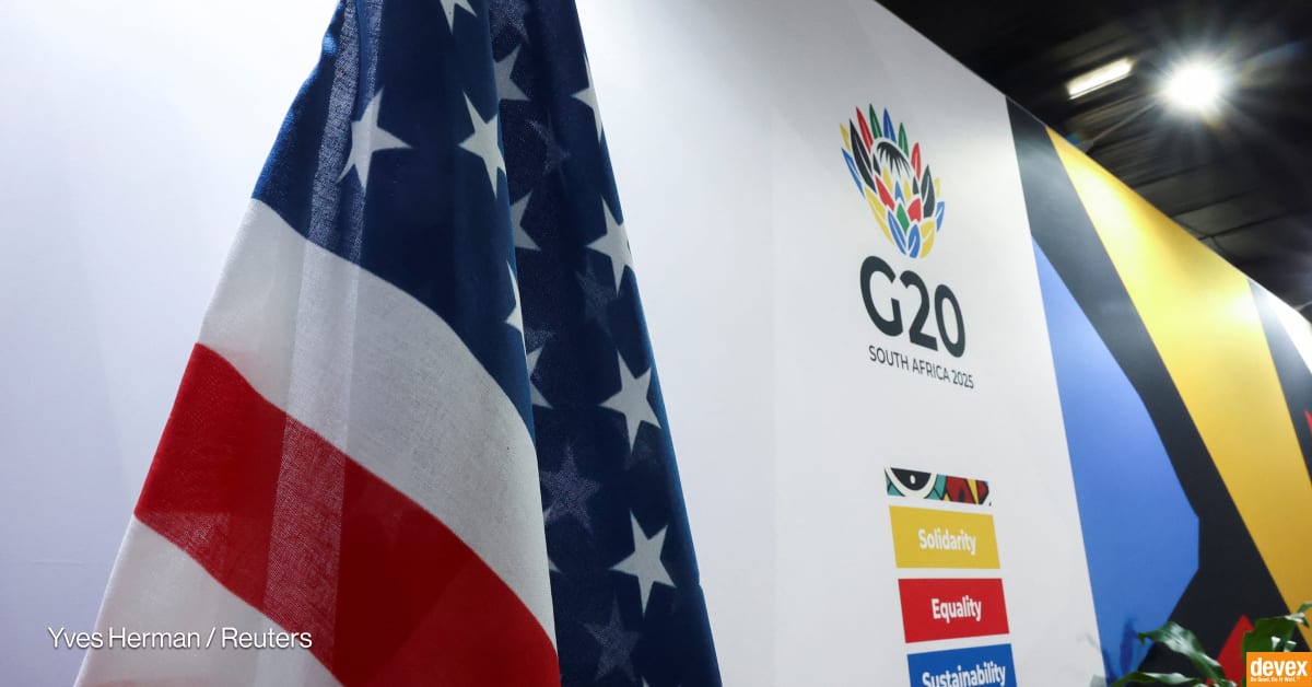 KristofDecoste1's tweet card. The end of South Africa’s G20 term ushers in a new U.S. presidency — one with almost all priorities that feel nearly opposite to those in recent years.