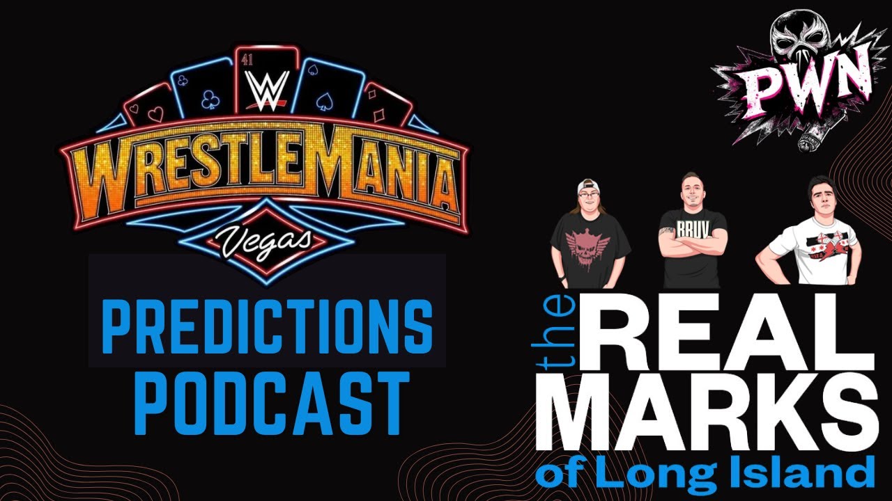 realmaskedj's tweet card. LIVE WrestleMania 41 Prediction Show!