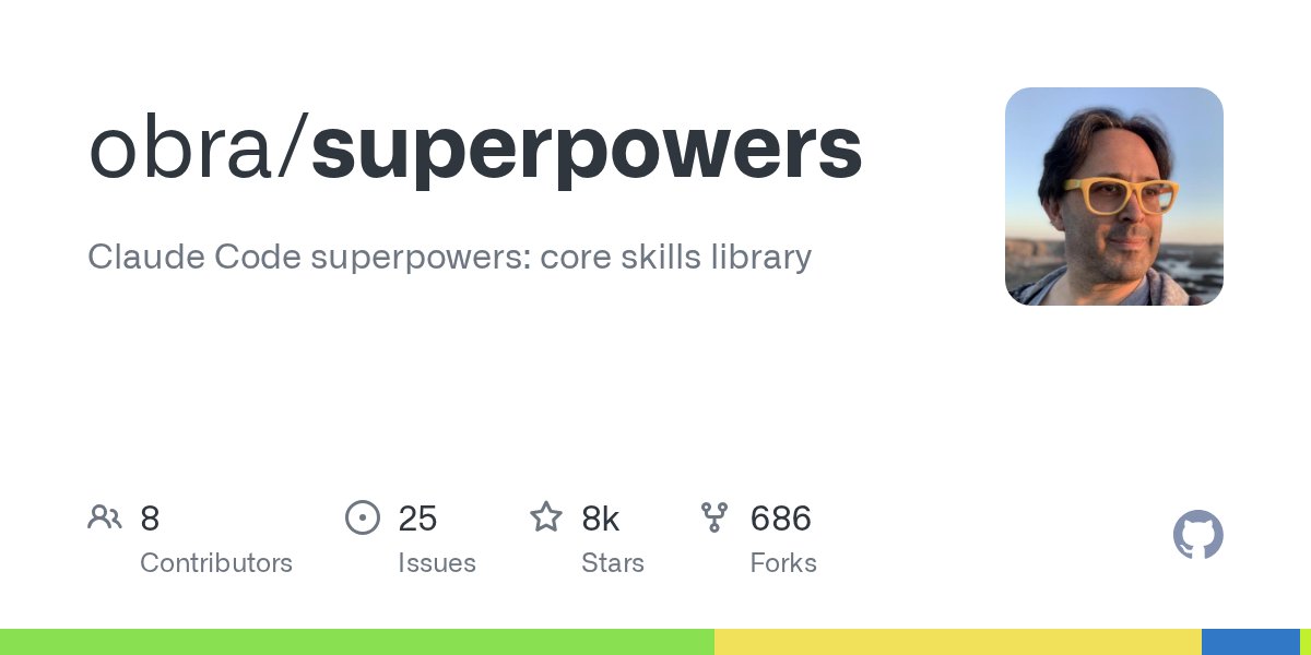 clxymox's tweet card. Claude Code superpowers: core skills library. Contribute to obra/superpowers development by creating an account on GitHub.