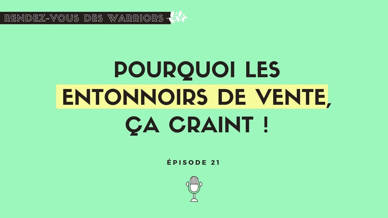 Blogtrepreneure's tweet card. Pourquoi les entonnoirs de vente, ça craint