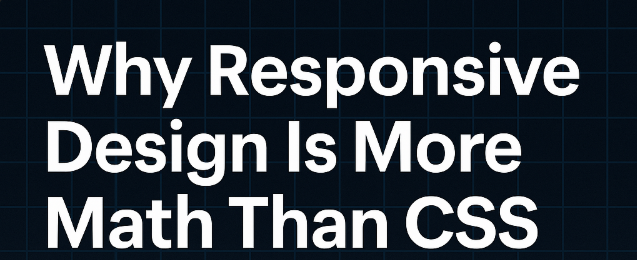 PrekshaBarjatya's tweet card. The moment you shift from designing a screen to designing for environments, everything changes. Responsive design is not about stacking…