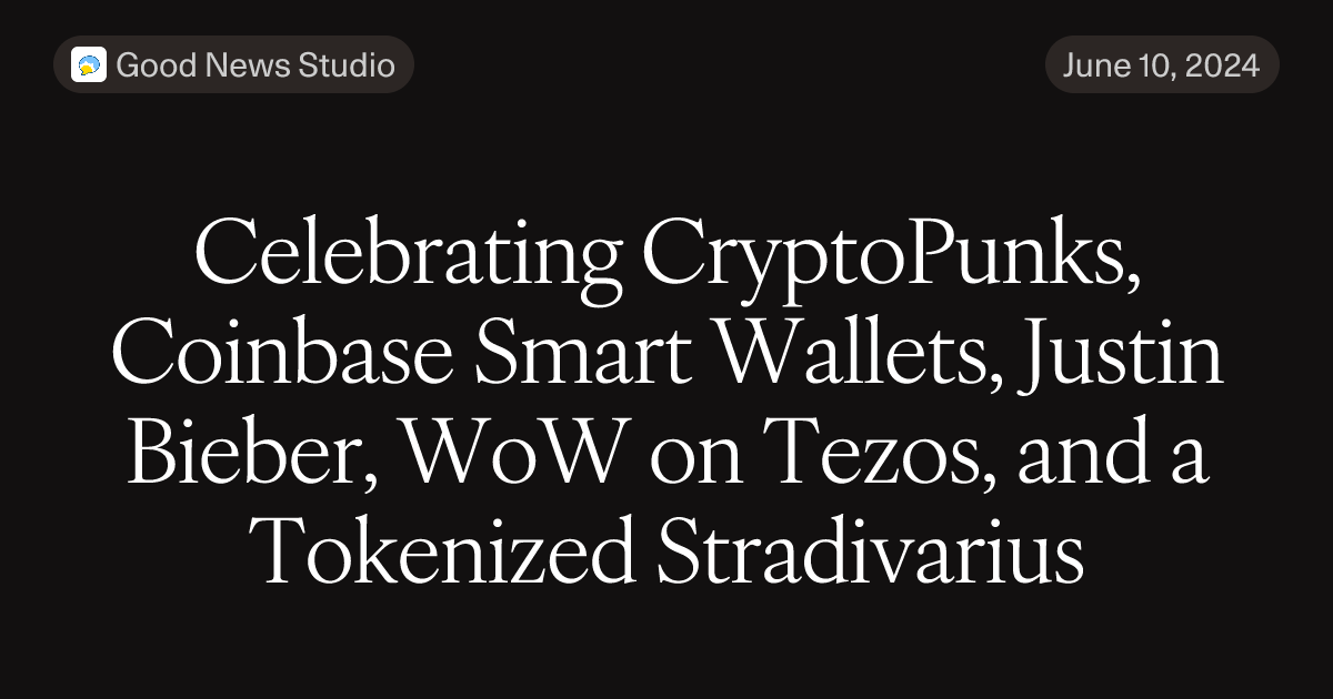 Rachelwilkins's tweet card. Welcome to our roundup of groundbreaking developments in the NFT and blockchain space! This week, we celebrate the 7th anniversary of CryptoPunks, ex...