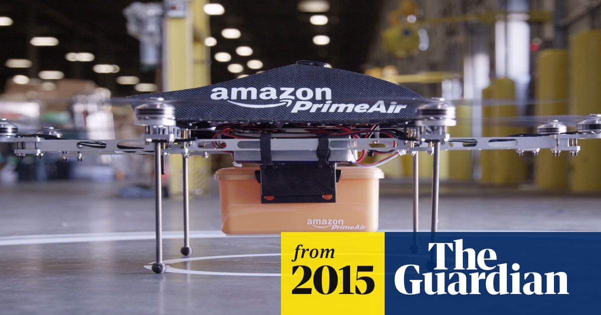 Laserdeveloper's tweet card. The retail giant’s proposal carves out airspace from 200ft-400ft exclusively for autonomous drones, with a further 100ft above it declared a no-fly zone