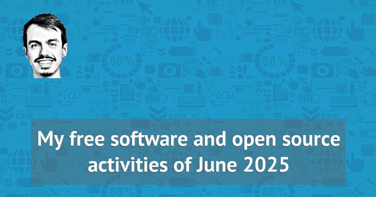 Mte90Net's tweet card. What has happened this month? In the meantime, to read the previous report, go here. Projects https://github.com/CodeAtCode/deadsimple/ Mte90/yad-static-build nightly-23062025 – 2025/06/23 Kernel...