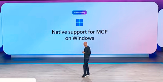yamaoka_ss's tweet card. マイクロソフトは日本時間5月20日未明に開幕したイベント「Microsoft Build 2025」で、AIアプリケーションやエージェントとアプリケーションを連携させるプロトコルである「MCP」（Model Context Protocol...