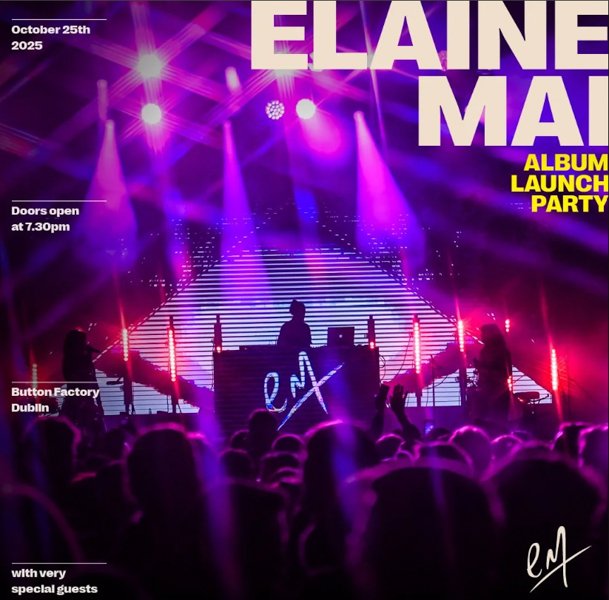 McGigMusic's tweet card. As one of Ireland’s most exciting electronic artists, Choice Music Prize-nominated Elaine Mai returns with her second album For Us - a striking glimpse into her evolving sonic world. Mai has captiv...