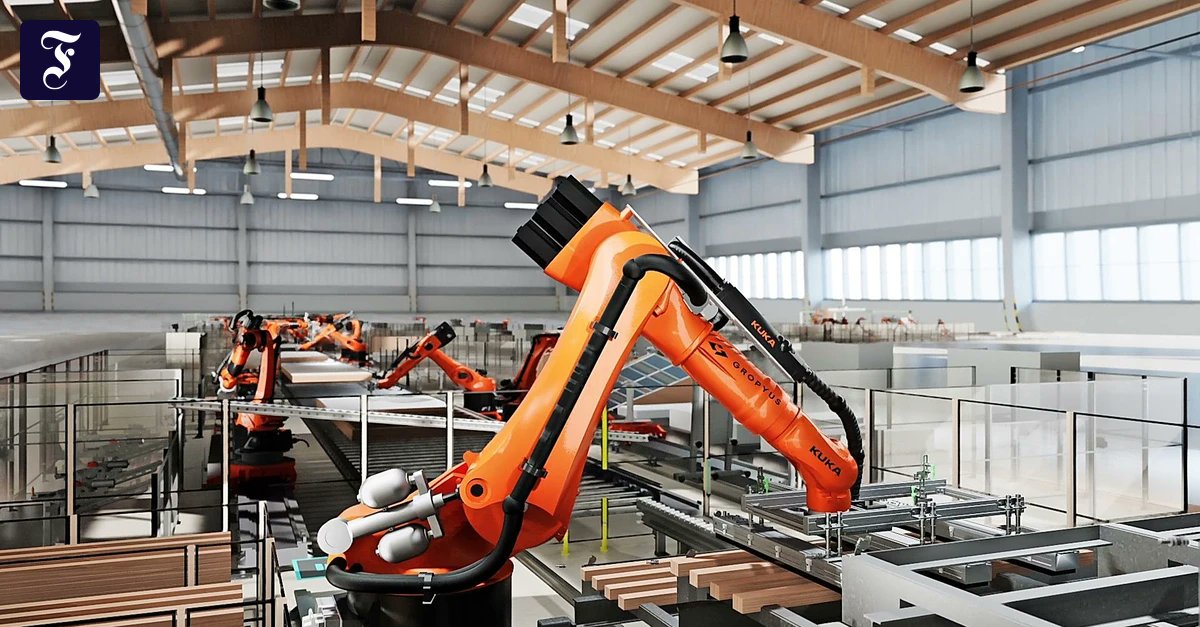 faznet's tweet card. Wohnungen sollen schneller und günstiger erstellt werden. Dabei hilft eine Vorproduktion der Wände in der Fabrik. Die Wohnungsgesellschaft Vonovia treibt das jetzt voran.