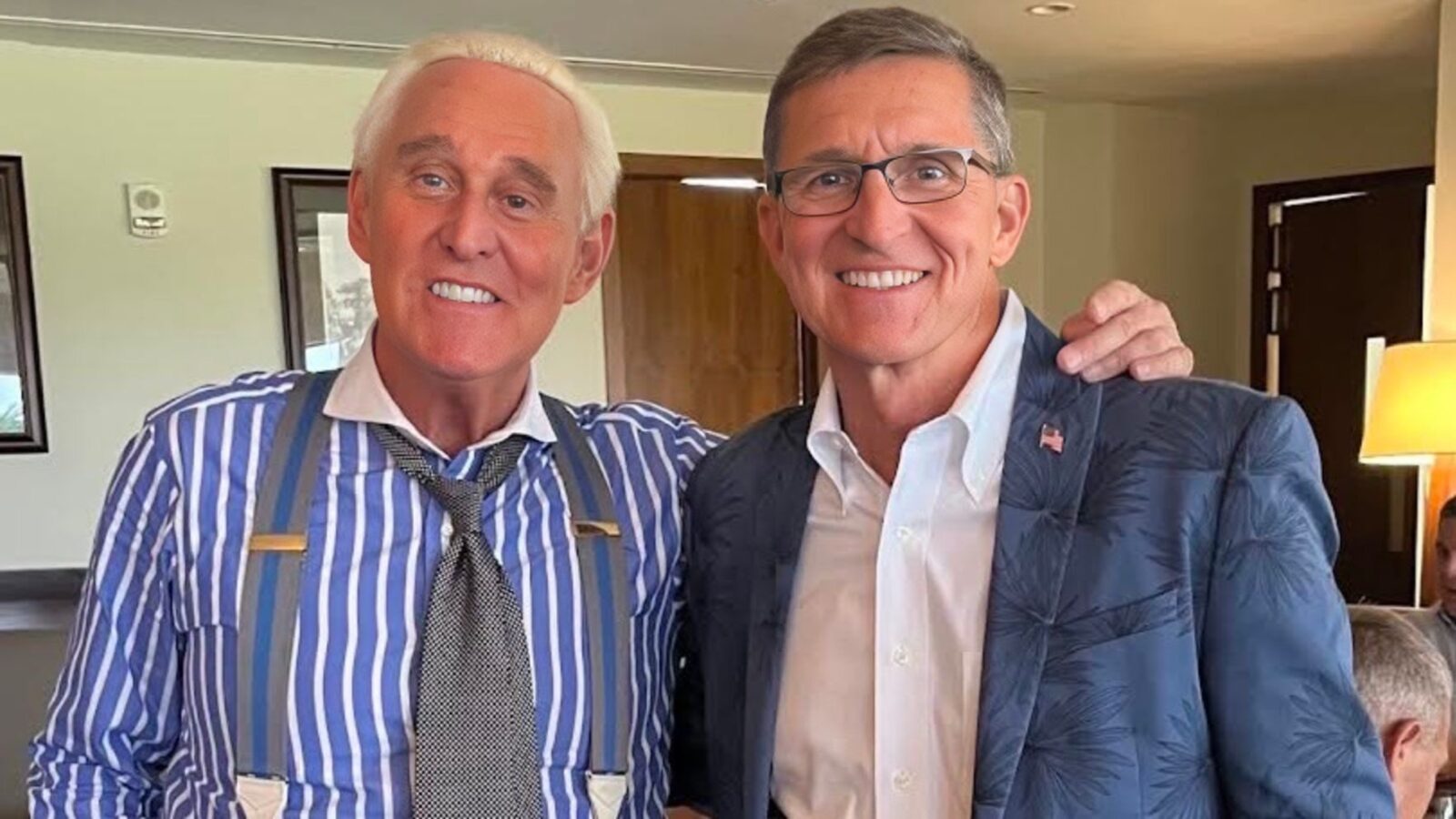 RogerJStoneJr's tweet card.           On Sunday, Roger Stone interviewed General Michael Flynn about the Durham report, what’s really happening in Ukraine, the Chinese spy station in Cuba and much more.