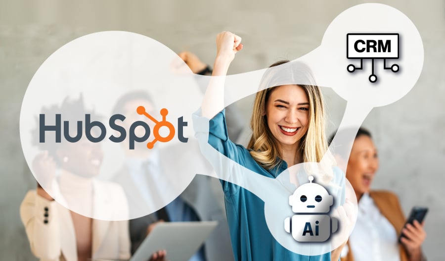 HubSpotUserBlog's tweet card. Warum gilt das HubSpot CRM als Innovationsführer? Es lernt selbst, vernetzt Daten intelligent und steht für KI-gestütztes, datengetriebenes Wachstum.
