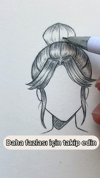 Ouzhang35584047's tweet card. Saç Çizmenin Kolay Yolu✨ #drawing #drawingtutorial #howtodraw...