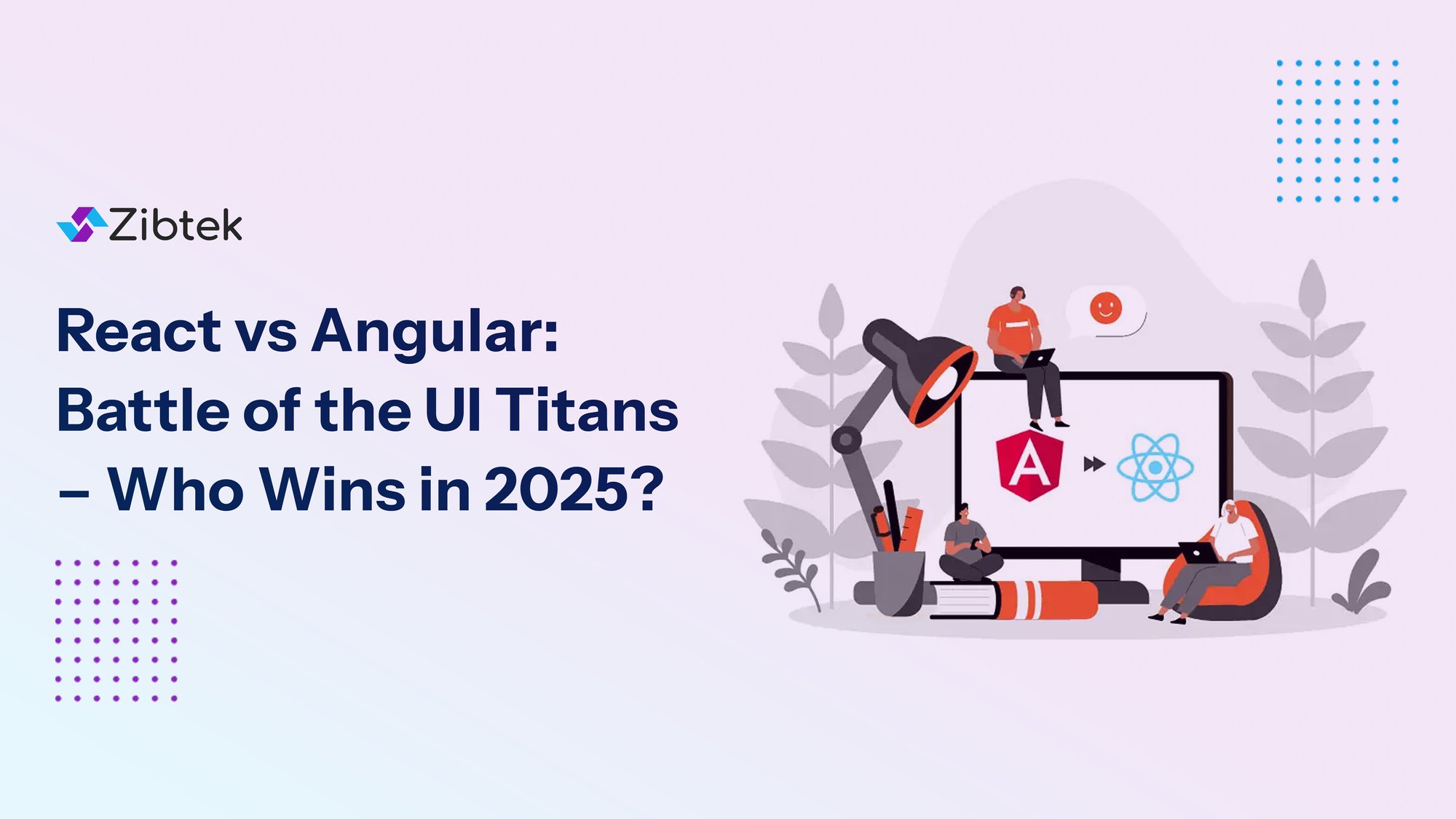 Zibtek's tweet card. Discover the key differences between React and Angular in our comprehensive comparison. Learn about their popularity, performance, scalability, and use cases to make an informed decision for your...