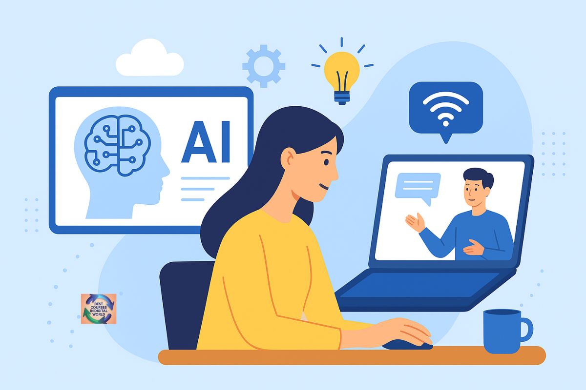 meenak149's tweet card. Discover why online learning is essential in the AI era to adapt, upskill, and build a future-proof career.