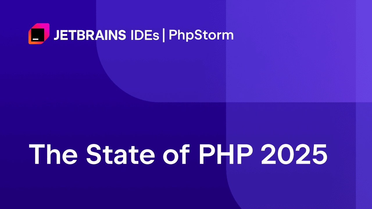 phpstorm's tweet card. Explore trends in the PHP ecosystem based on the State of Developer Ecosystem Report 2025 by JetBrains.