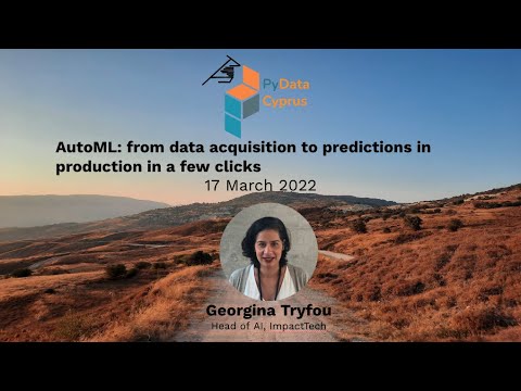 pydatacyprus's tweet card. AutoML: from data acquisition to predictions in production in a few...