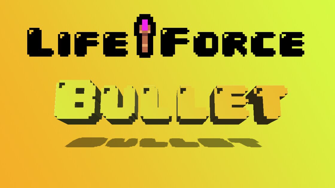HTML5Arcade's tweet card. Life Force Bullet is a top down shooter with a story and every shot will drain your life points slowly. The further you go the more powerful you become.Can you make it to the end, take your life back...