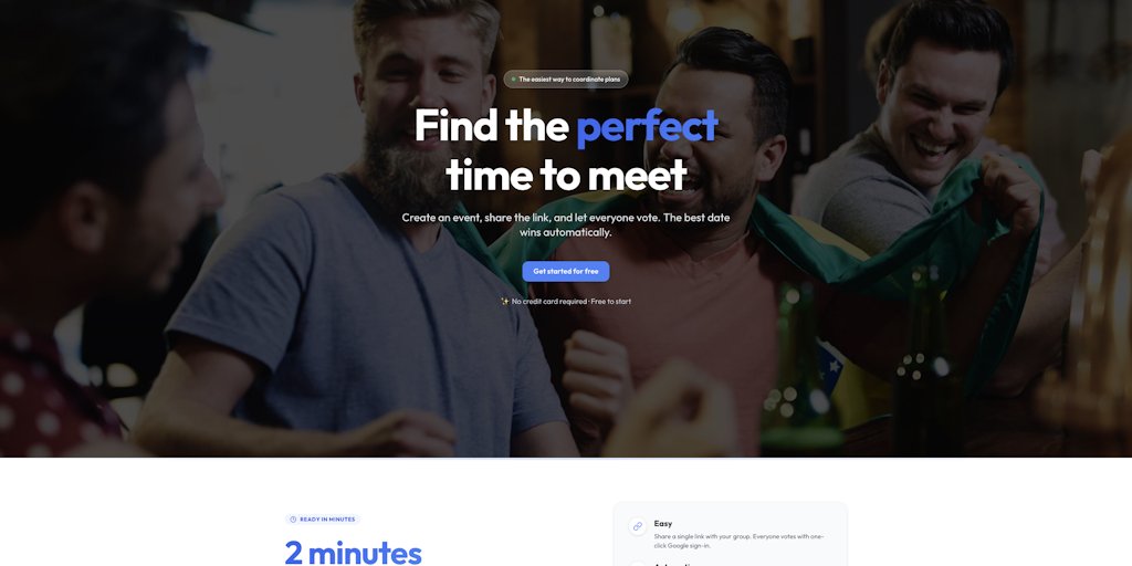 dsincl12's tweet card. Troviamo ends the 'when works for everyone?' nightmare. Unlike complex scheduling tools, we make it dead simple: create event, share link, everyone votes with one click, best date wins automatically....