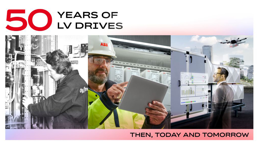 int_roboticaInd's tweet card. ABB celebra el 50 aniversario de sus Drives de baja tensión, variadores de frecuencia que desde la década de 1970 se utilizan en instalaciones industriales en España y en todo el mundo...