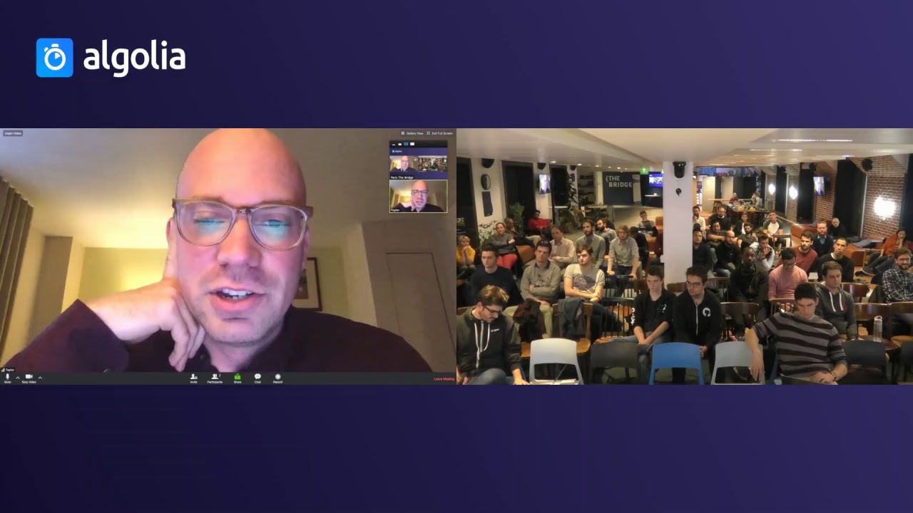 laravel_fr's tweet card. Laravel FR meetup at Algolia - Live stream 🎉