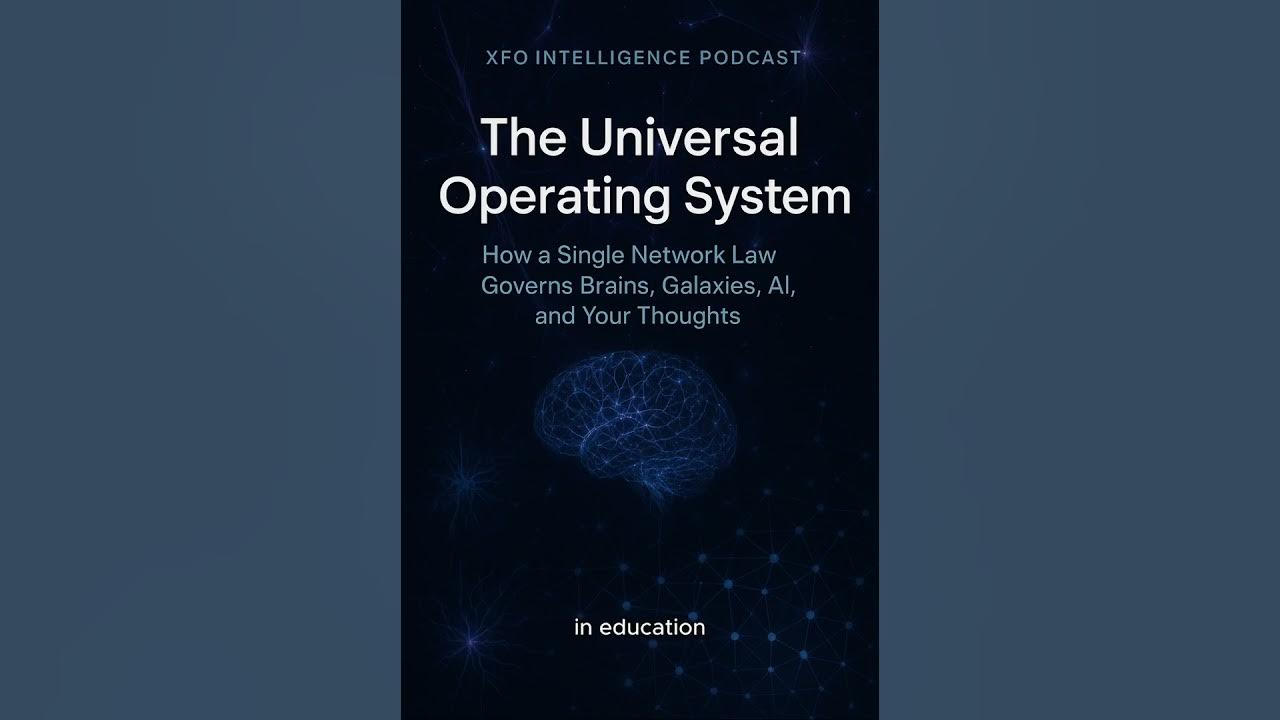 brendon_wong's tweet card. Universal Operating System: How a Single Network Law Governs Brains,...