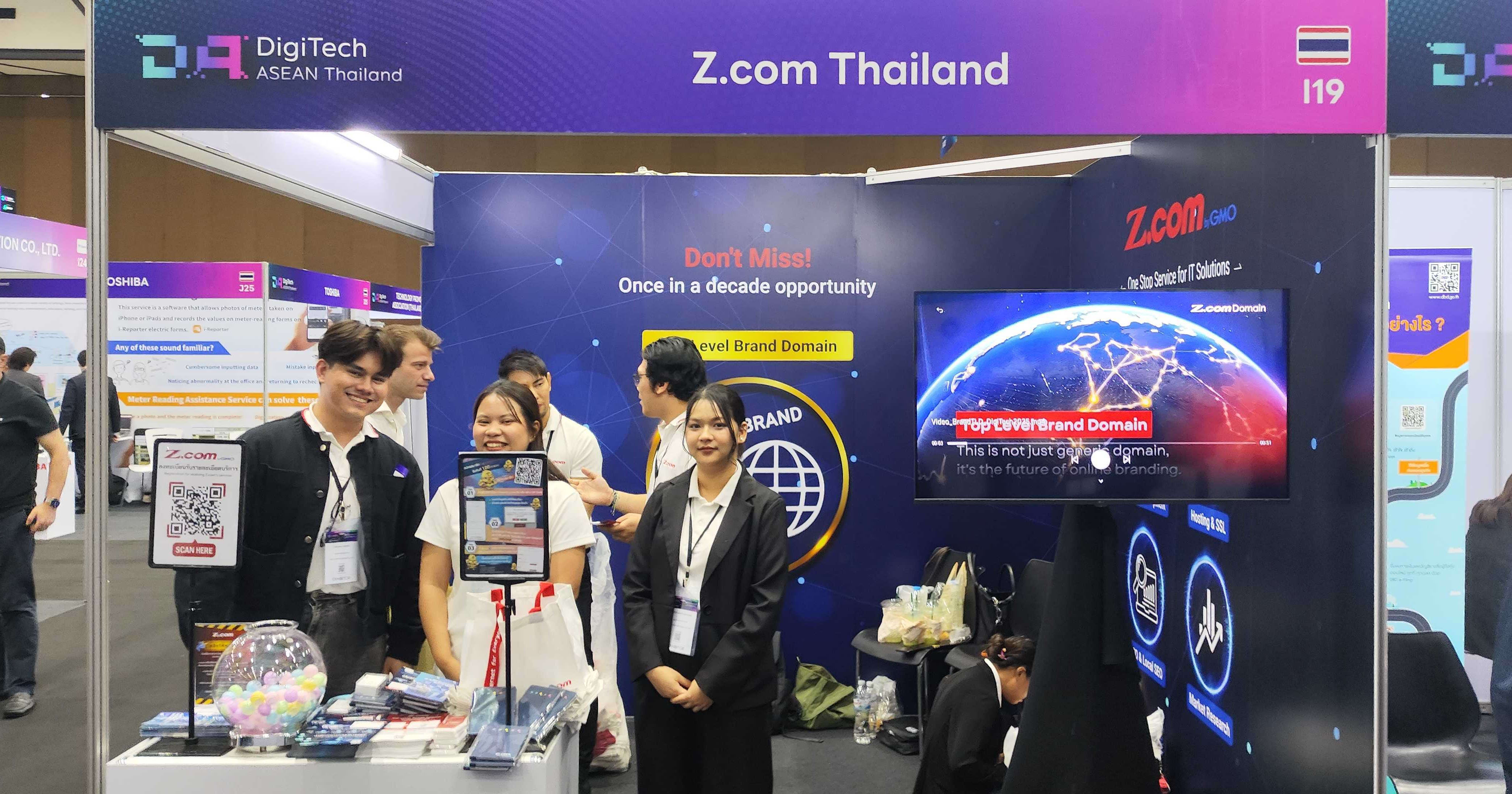 classmethod_th's tweet card. Z.com เป็นผู้ให้บริการโซลูชั่นดิจิทัลชั้นนำที่นำเสนอบริการครบครัน ได้แก่ Cyber Security (15,000 บาท/เดือน) สำหรับป้องกันภัยคุกคามเว็บไซต์ Brand TLD ที่ให้เจ้าของทรัพย์สินดิจิทัล และบริการวิจัยตลาด...