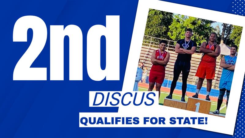 mvcmustangs's tweet card. Congratulations to Clay King who competed in the CCS Championships this past weekend. Clay threw a 150-08 in the Discus to finish as CCS Runner-up and qualifying for the 102nd CIF State Track & Field...