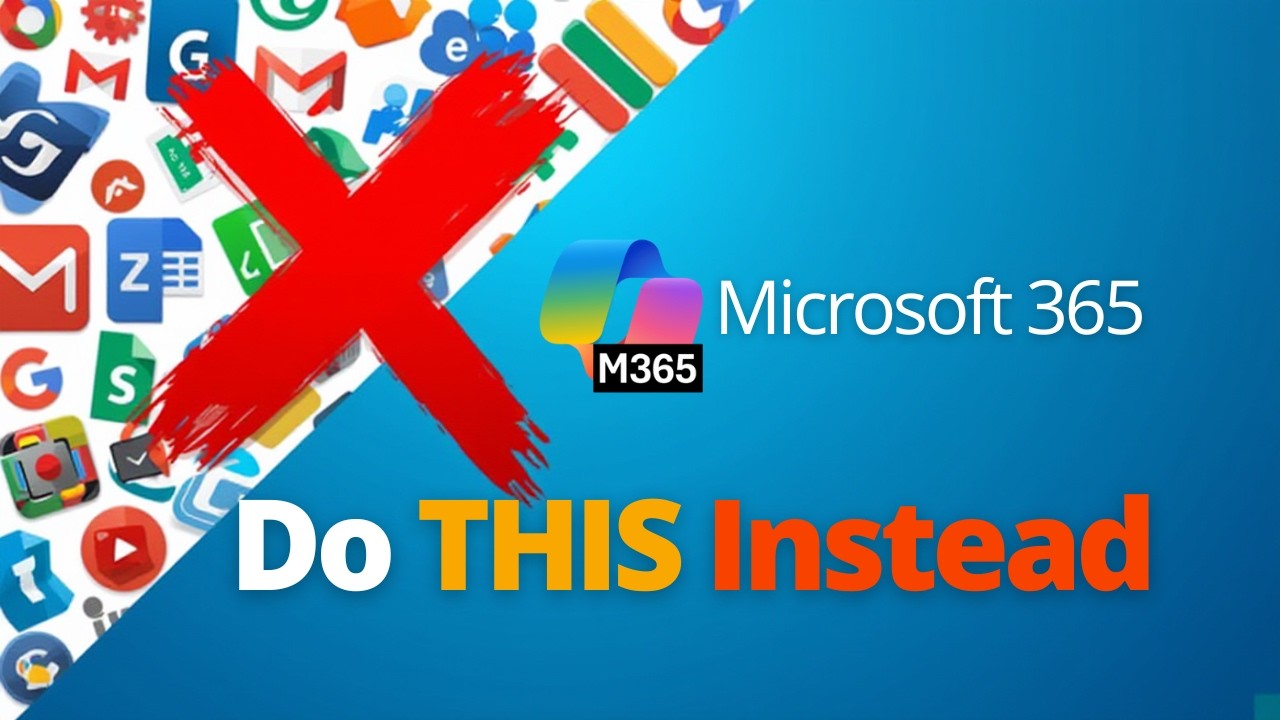 MitshK's tweet card. The M365 Setup I'd Use If I Started a Small Business Today