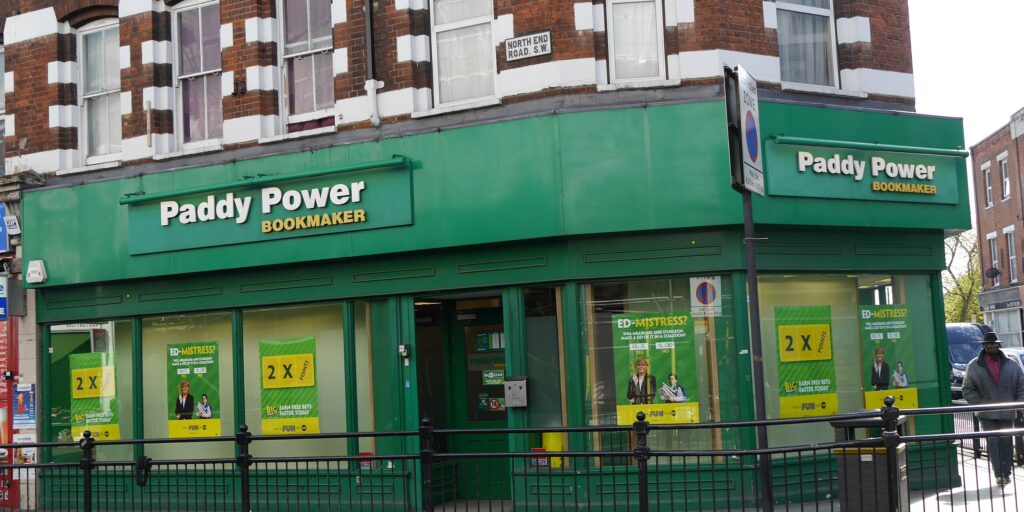 FocusGamingNews's tweet card. The world’s biggest gambling company will close almost 10 per cent of its betting shops in the UK and Ireland.