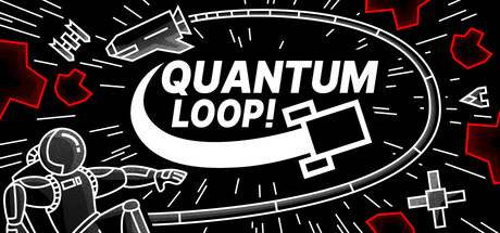 DigitalSagas's tweet card. Quantum Loop is a minimalist Asteroids-inspired space adventure where each time loop reveals new paths and choices.