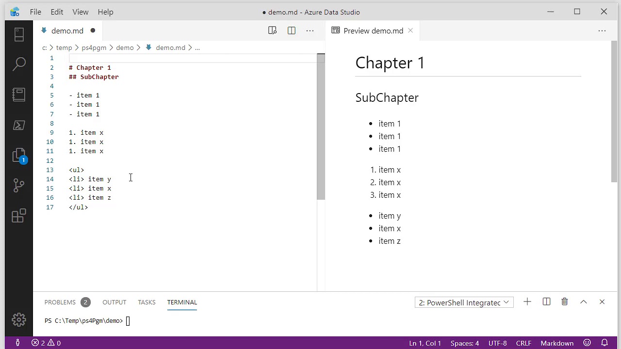 dfinke's tweet card. PowerShell Notebook Module