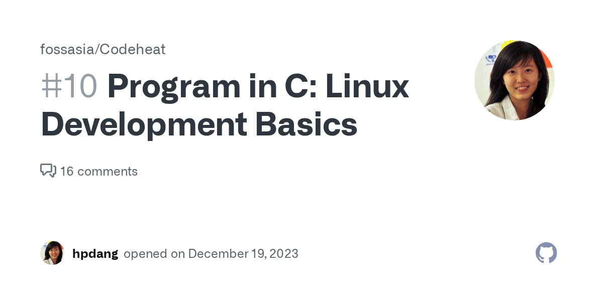 openEuler's tweet card. This issue can be taken by multiple CodeHeat participants. Anyone can grab this issue at any time. Once you are done, submit the outcome via the form below. OBJECTIVE Learn about basic development ...