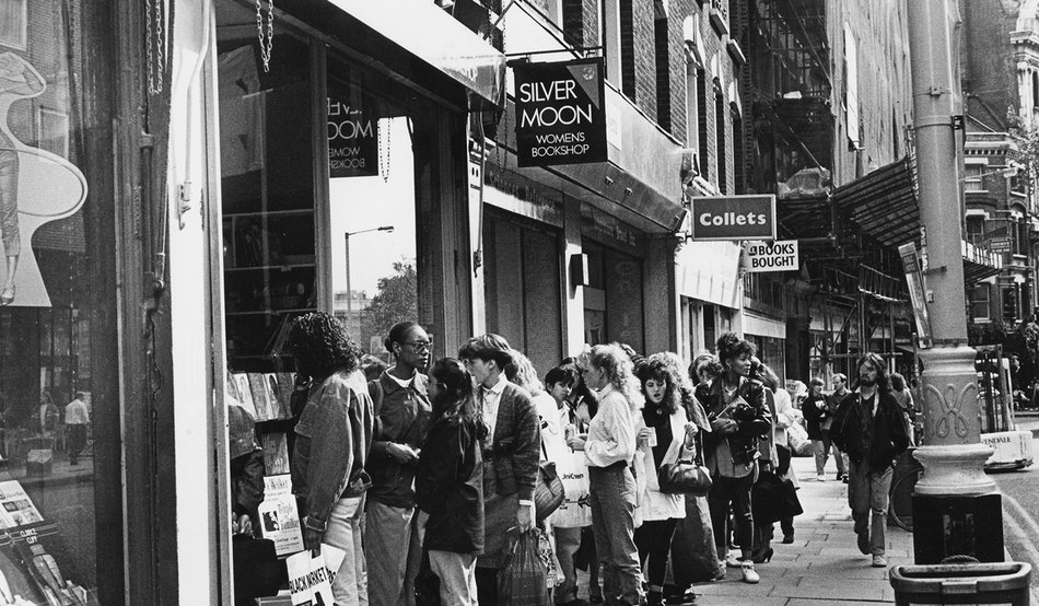 _pasttense_'s tweet card. Silver Moon was more than just a bookshop—it was how many people, especially women, found themselves