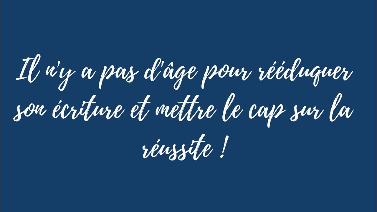 juliebaverel's tweet card. La rééducation de l'écriture