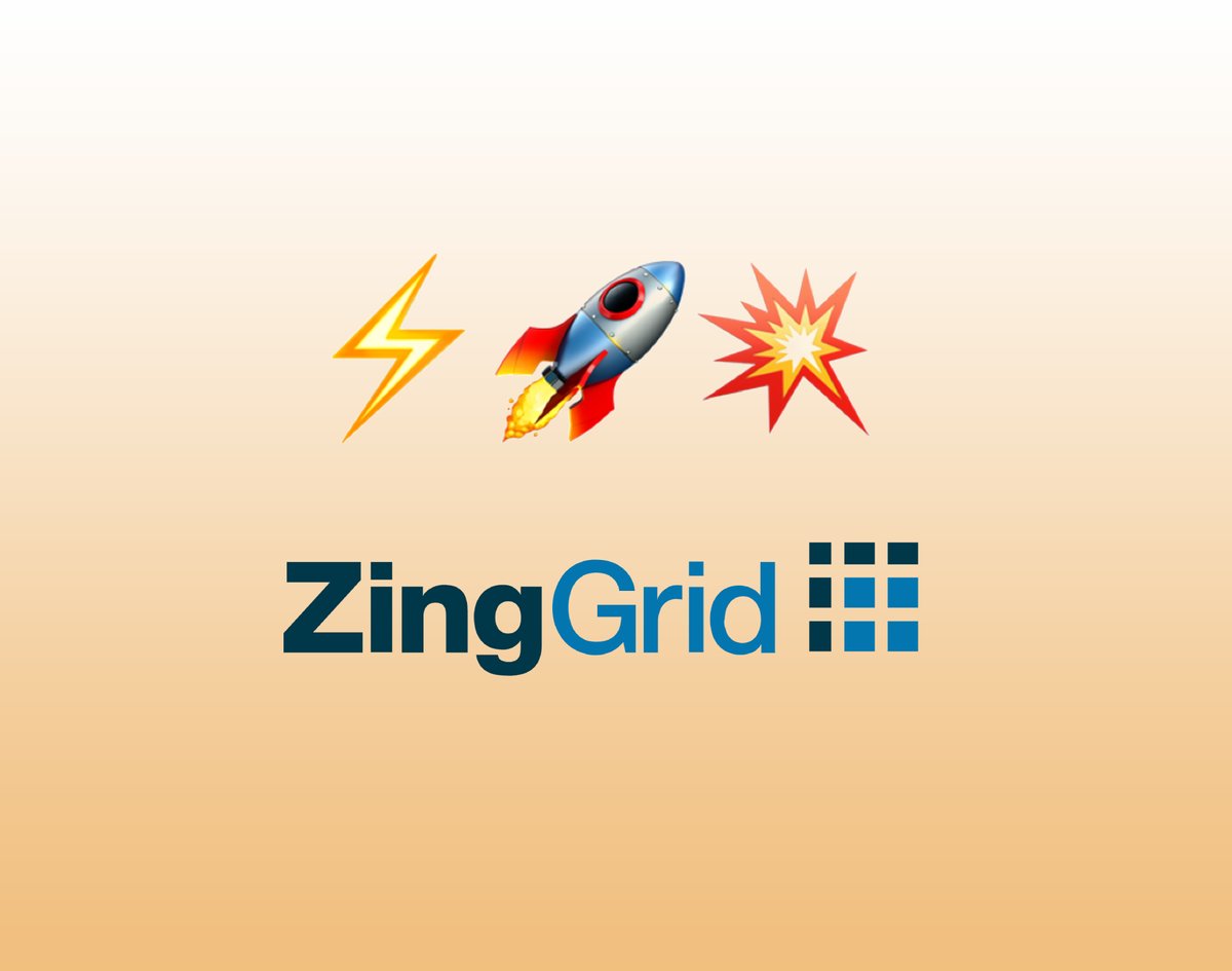 ZingGridLib's tweet card. This is part 4 of a 4 part series covering all of the big changes in 1.7.2 - In this article we'll do run through exactly how to use the new ZingGrid Supabase adapter. Here are the links for part 1...