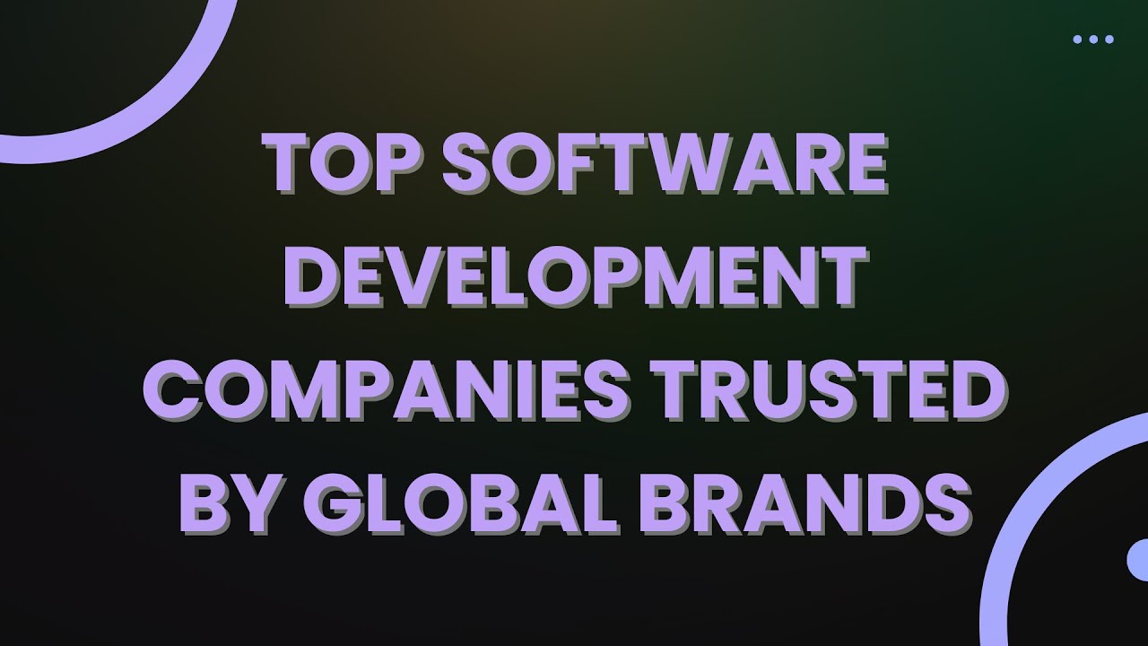 chrisjackson531's tweet card. Top Software Development Companies Trusted by Global Brands