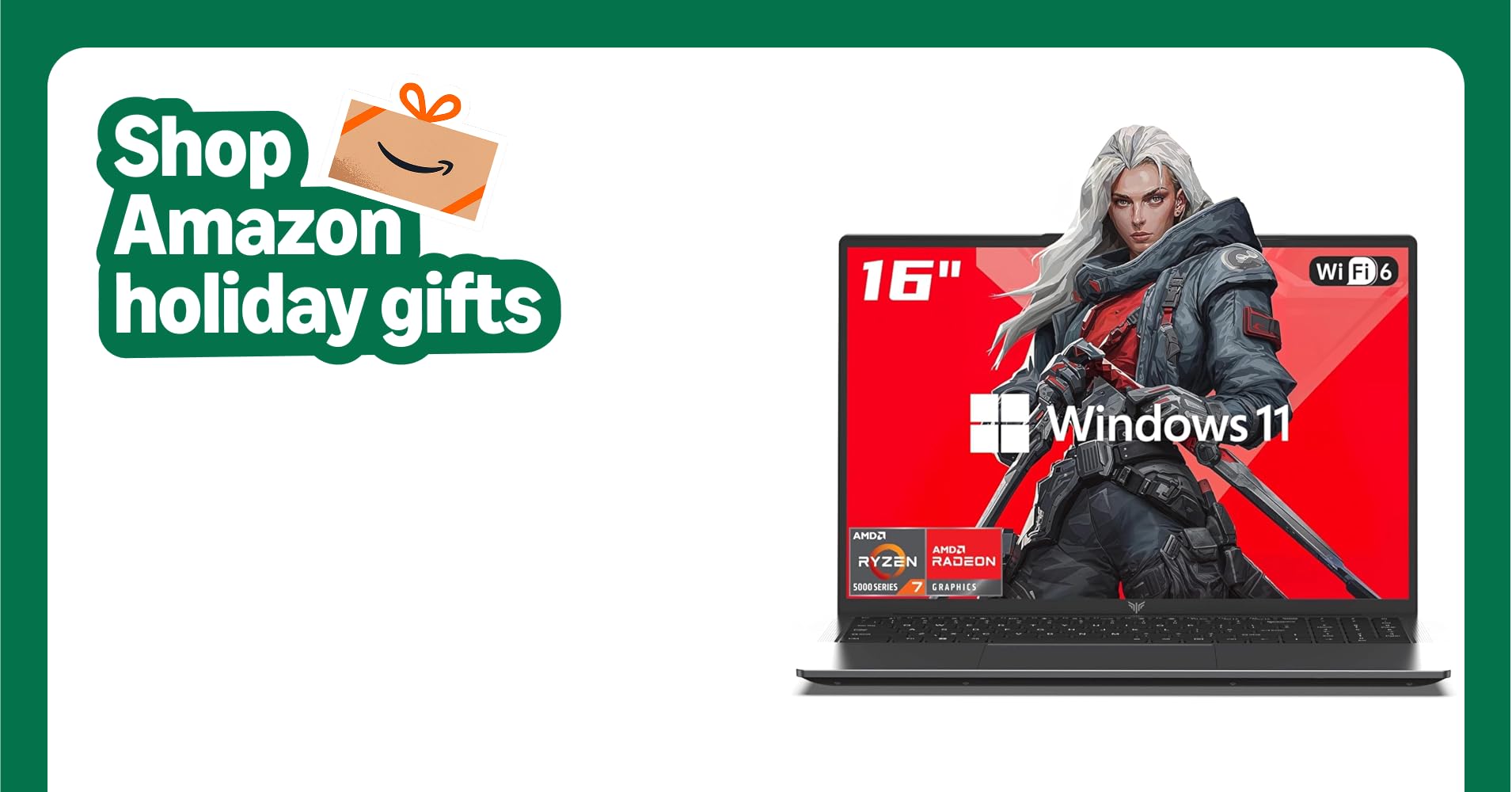 TechDealAlert's tweet card. 2025 AMD Laptop, 16.0inch Laptop Computer with AMD Ryzen 7 5825 Series(8C/16T, Up to 4.5GHz), 16GB RAM 512GB NVMe SSD Laptop, Radeon RX Vega 8 Graphics,WiFi 6, Backlit KB