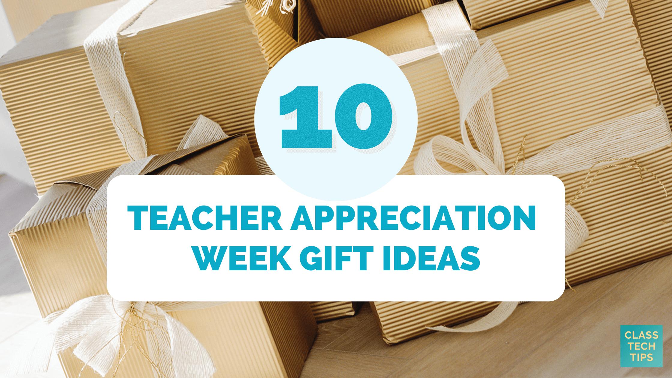 ClassTechTips's tweet card. Show your gratitude this Teacher Appreciation Week! Find 10 thoughtful, budget-friendly gift ideas to celebrate the educators in your life.