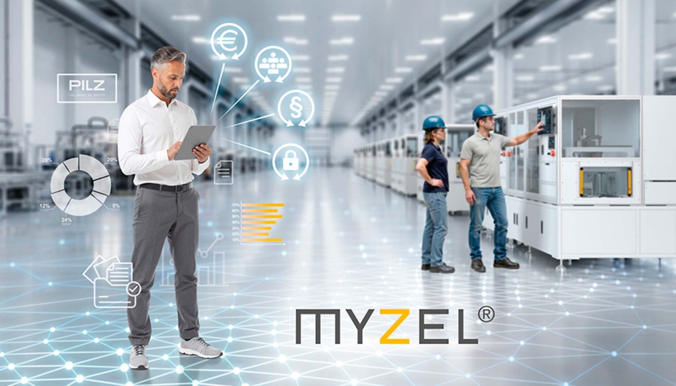 int_roboticaInd's tweet card. Pilz, empresa experta en automatización segura, presenta Myzel Lifecycle Platform...